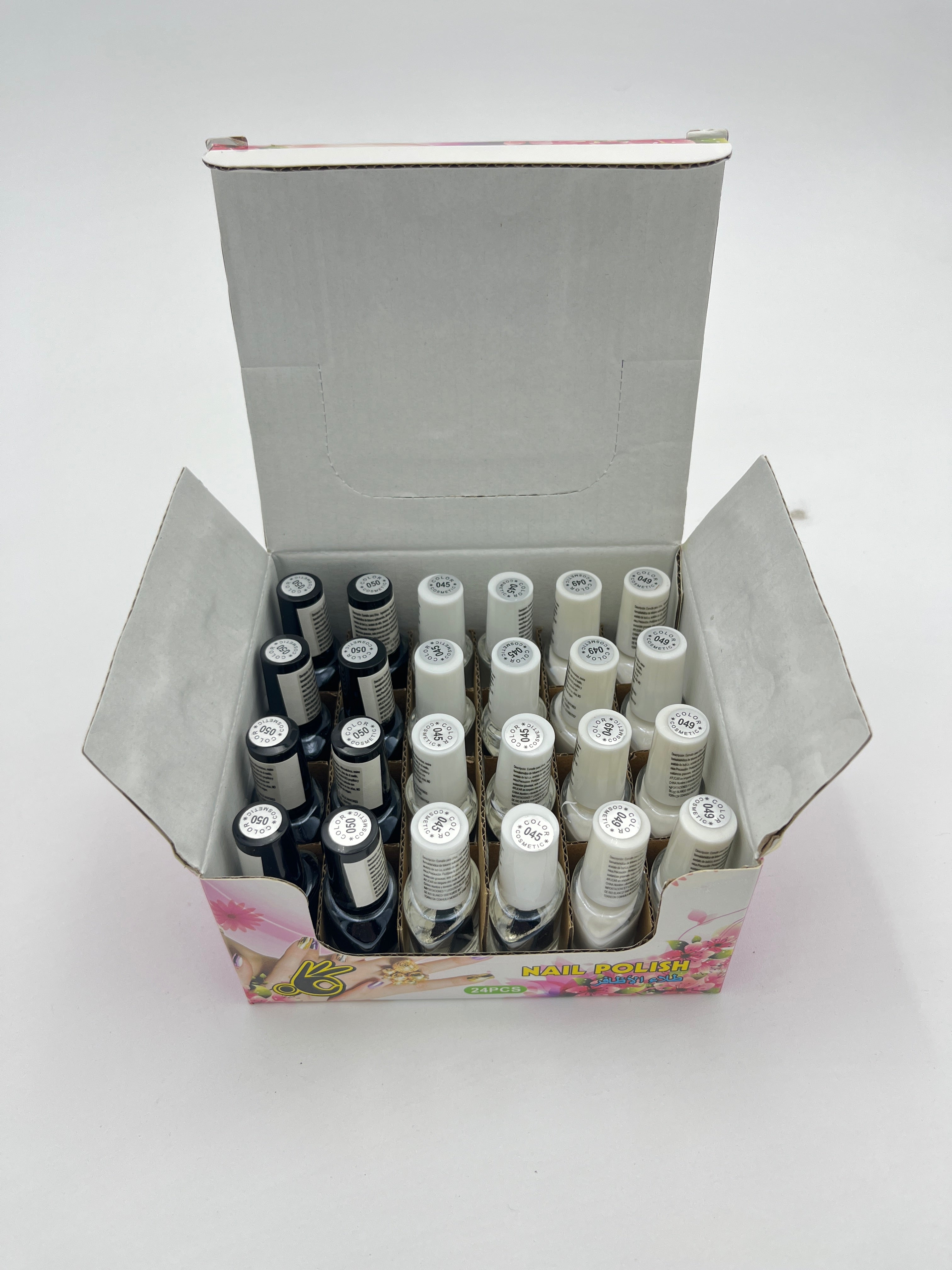 Esmalte Mini OK puro color - Paquete de 24 piezas - 3 colores - 4.13 c/u