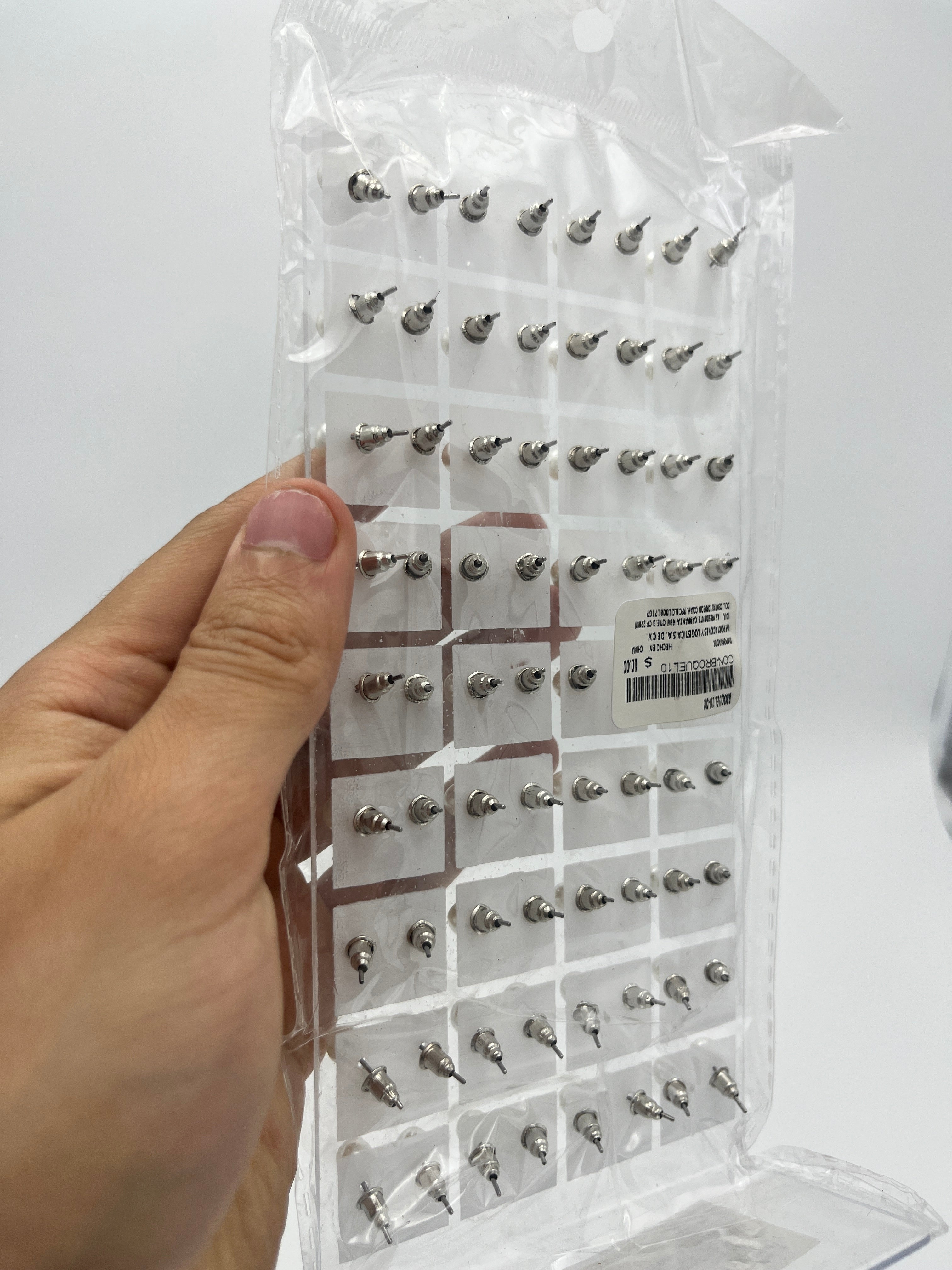 Broqueles perla - Paquete de 36 piezas 1.75 c/u