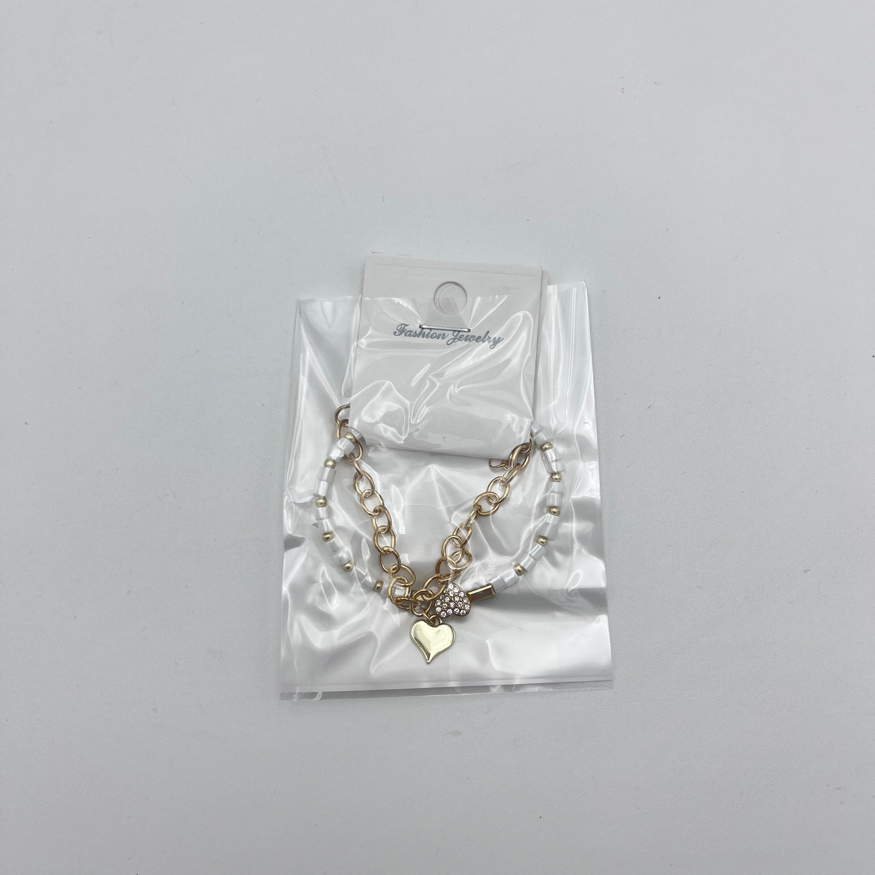 Pulsera con Cuentas y Cadena - Paquete de 12 piezas 14.08 c/u