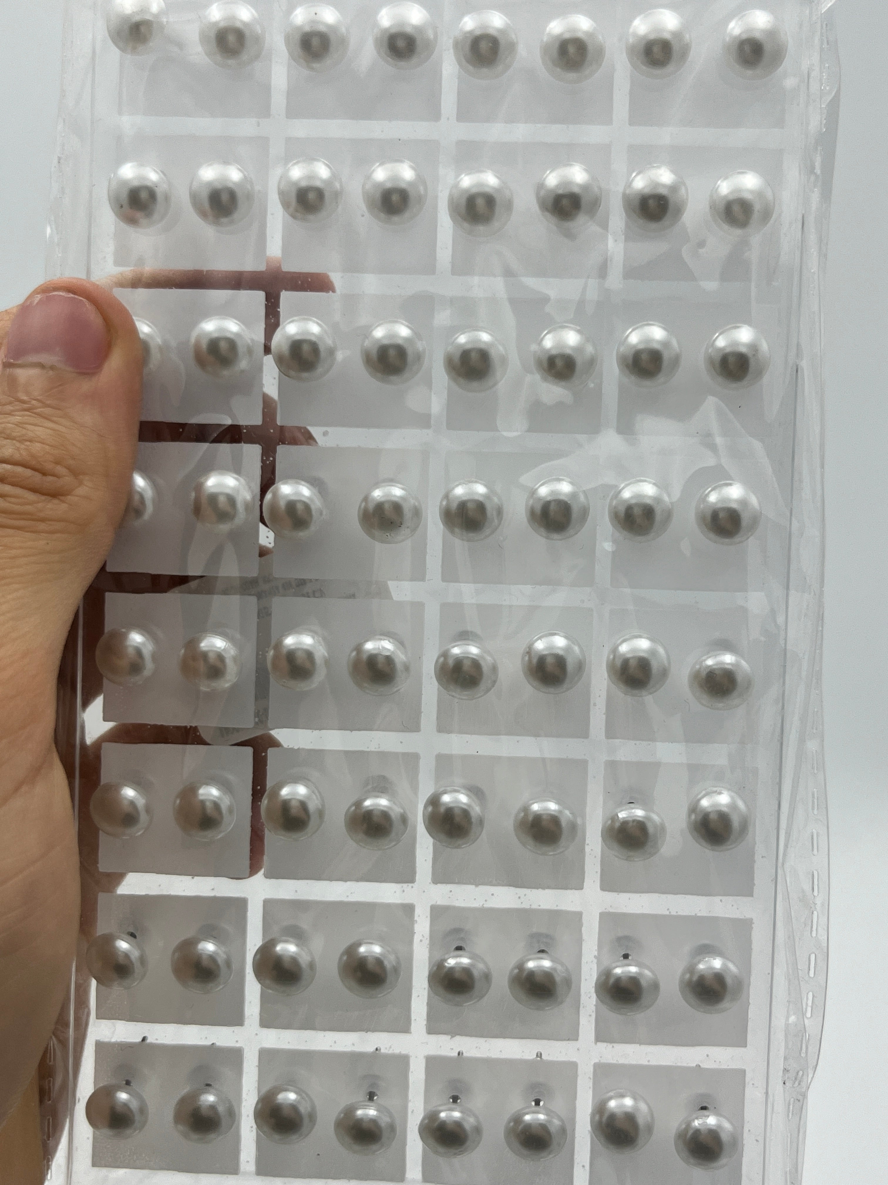 Broqueles perla - Paquete de 36 piezas 1.75 c/u