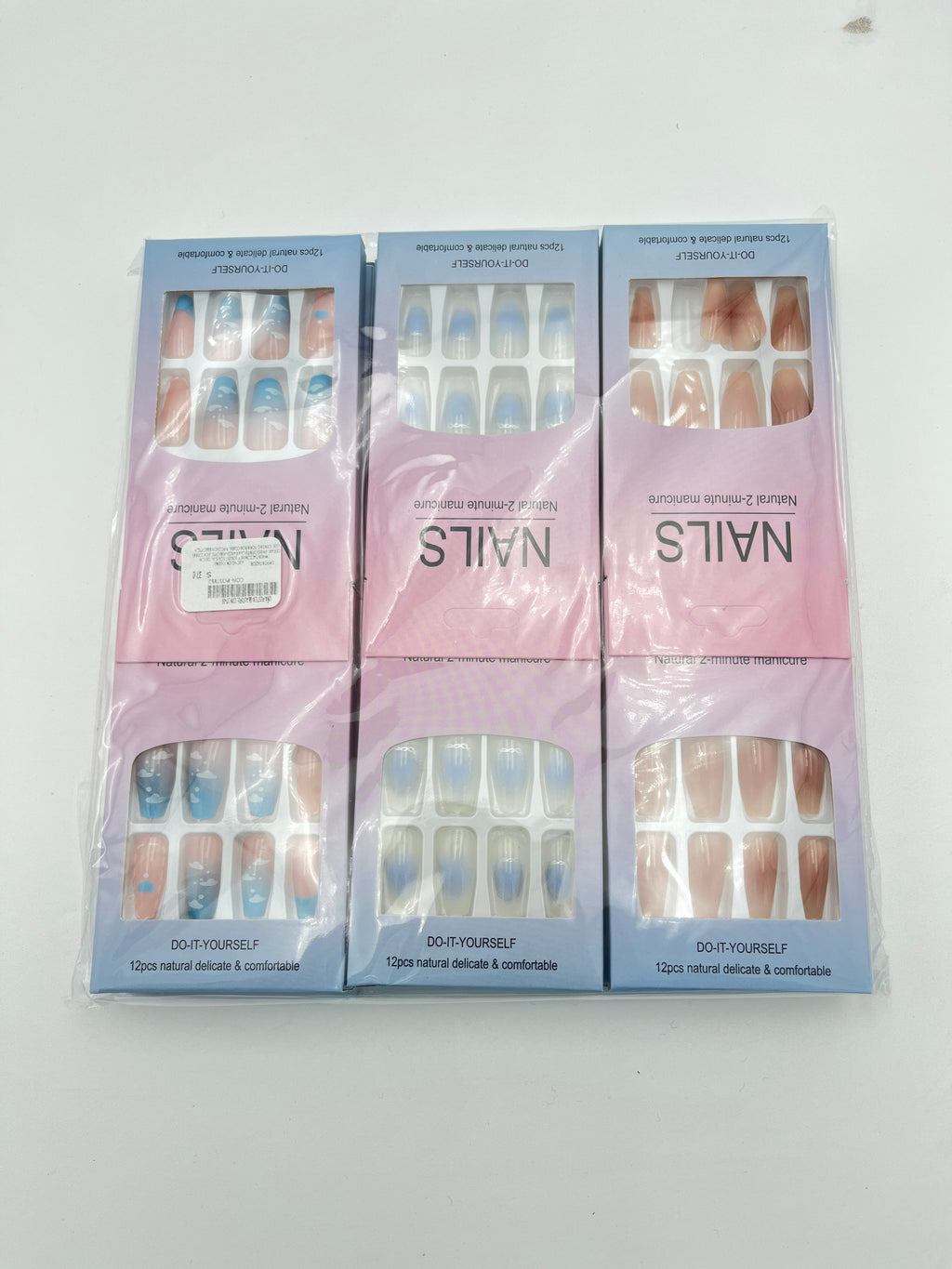 Uña Postiza Beautiful - Paquete de 12 piezas surtidas 10.00 c/u