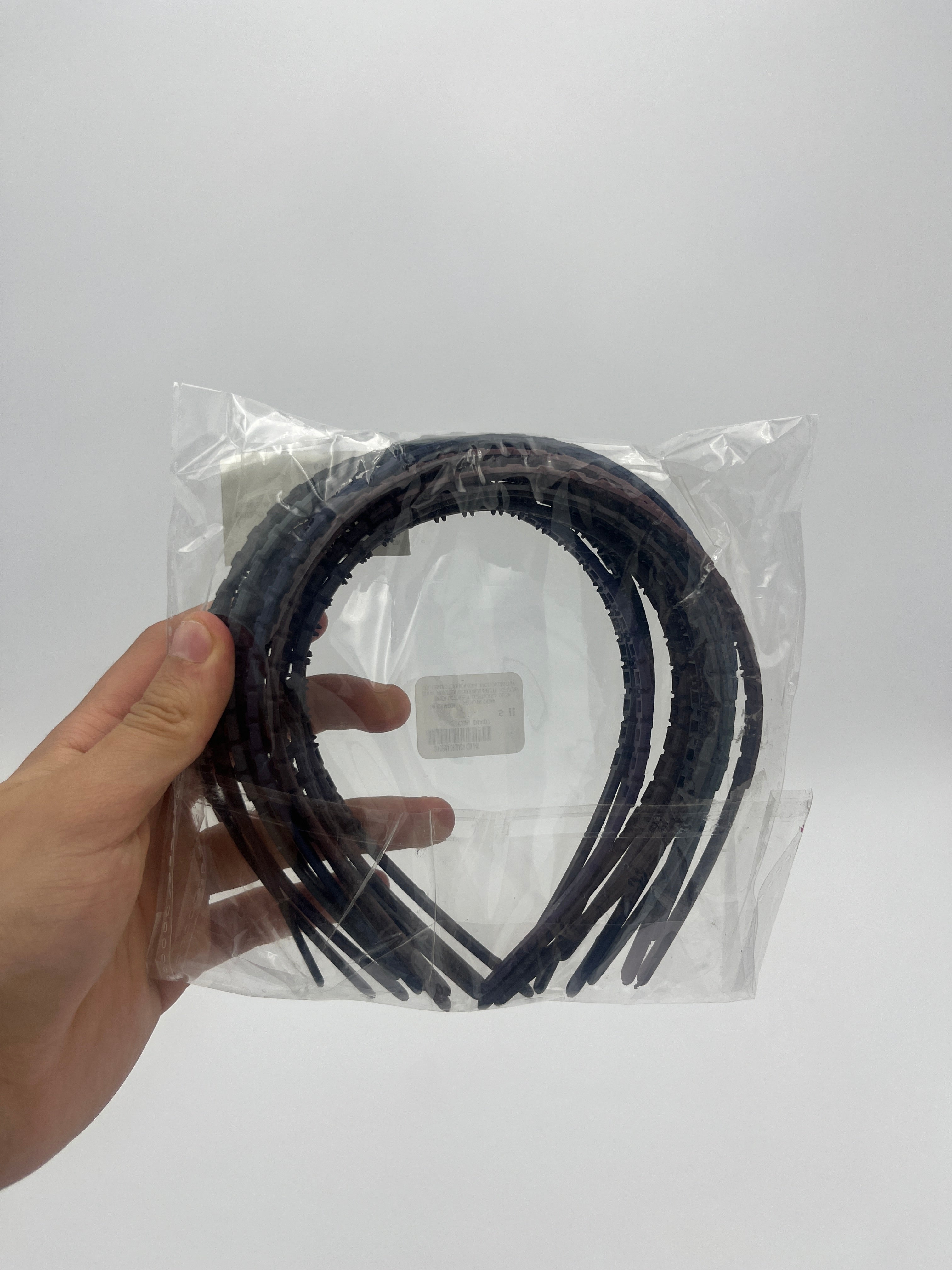 Diadema cuadros Colores Surtidos - Paquete de 12 piezas 1.83 c/u