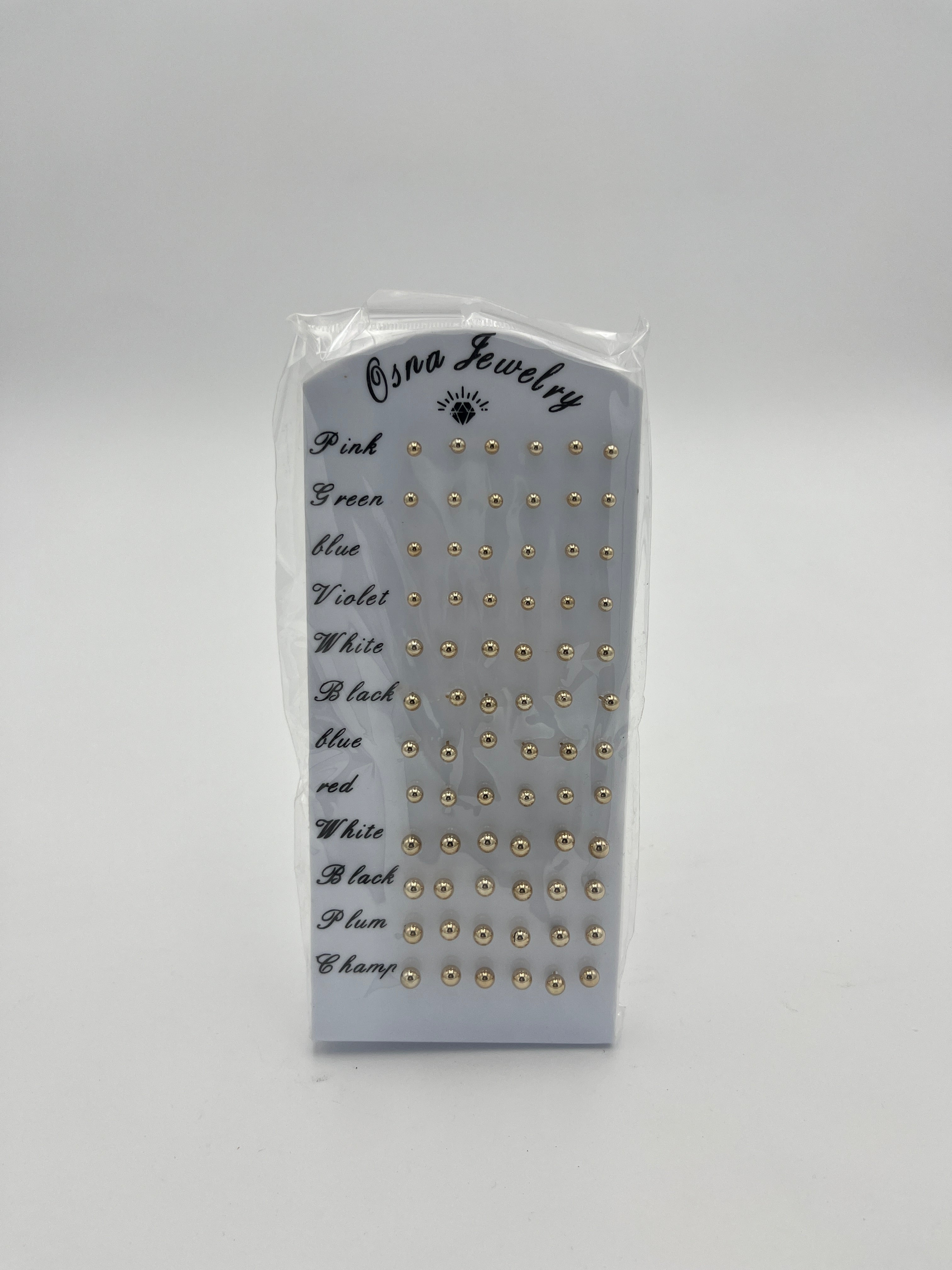 Broqueles dorados tamaños variados - Paquete de 36 piezas 1.75 c/u