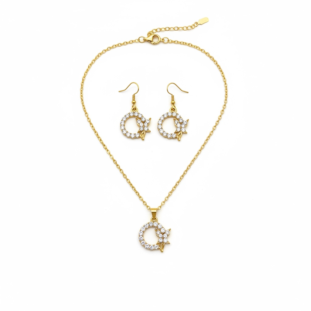 Collar con Aretes A1 - Paquete de 12 piezas 11.25 c/u