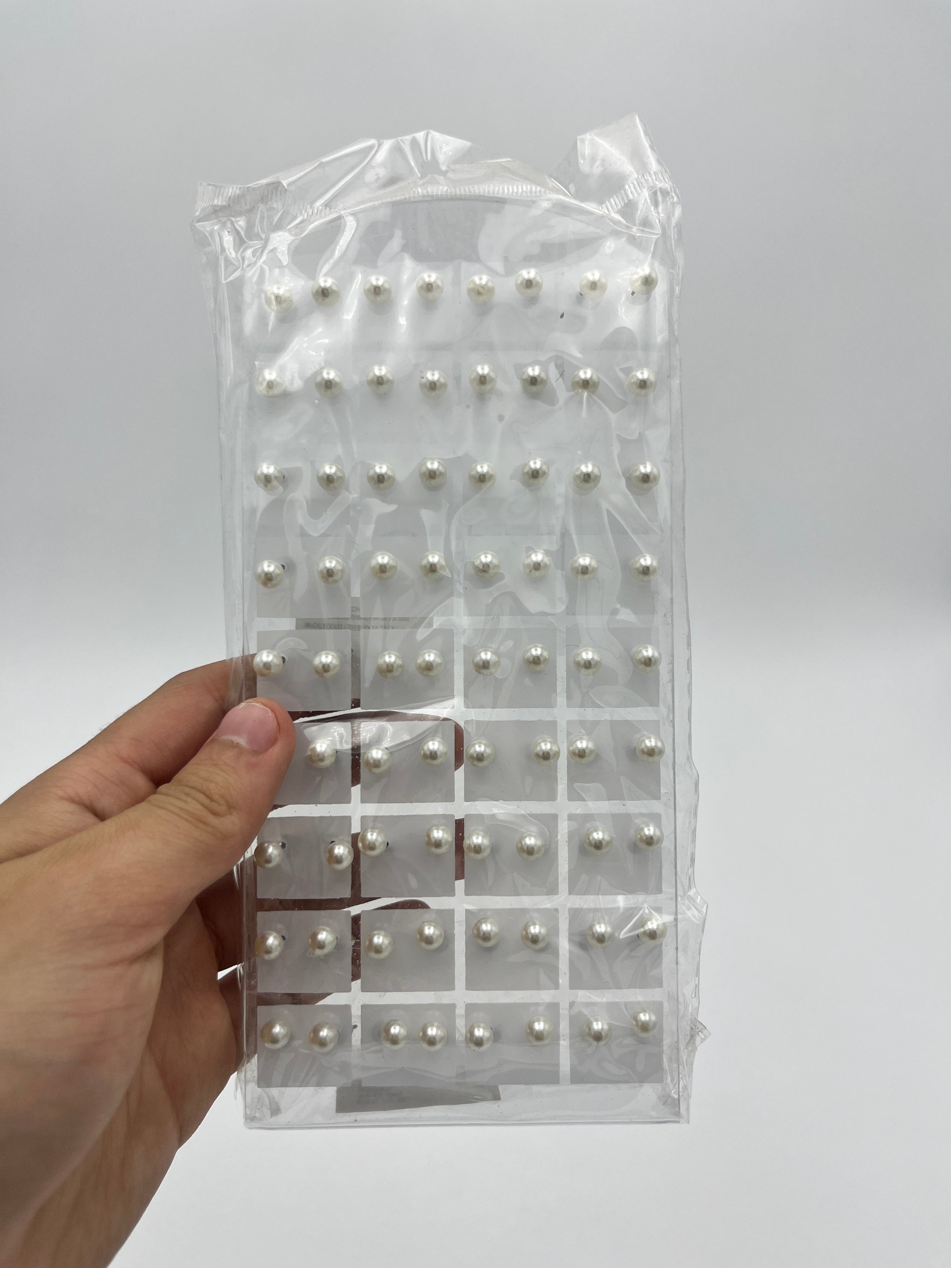 Broqueles perla - Paquete de 36 piezas 1.75 c/u