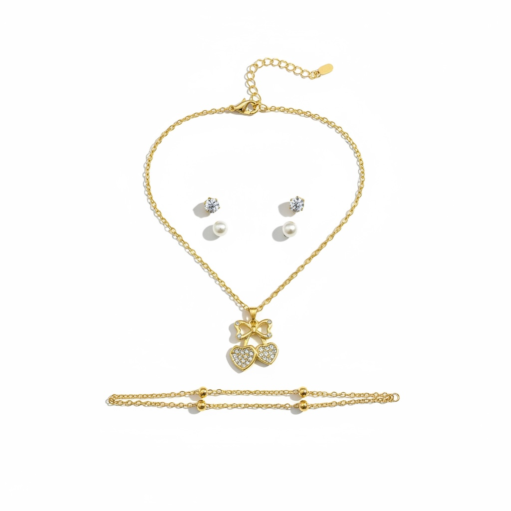 Collar con Aretes A2 - Paquete de 12 piezas 11.25 c/u