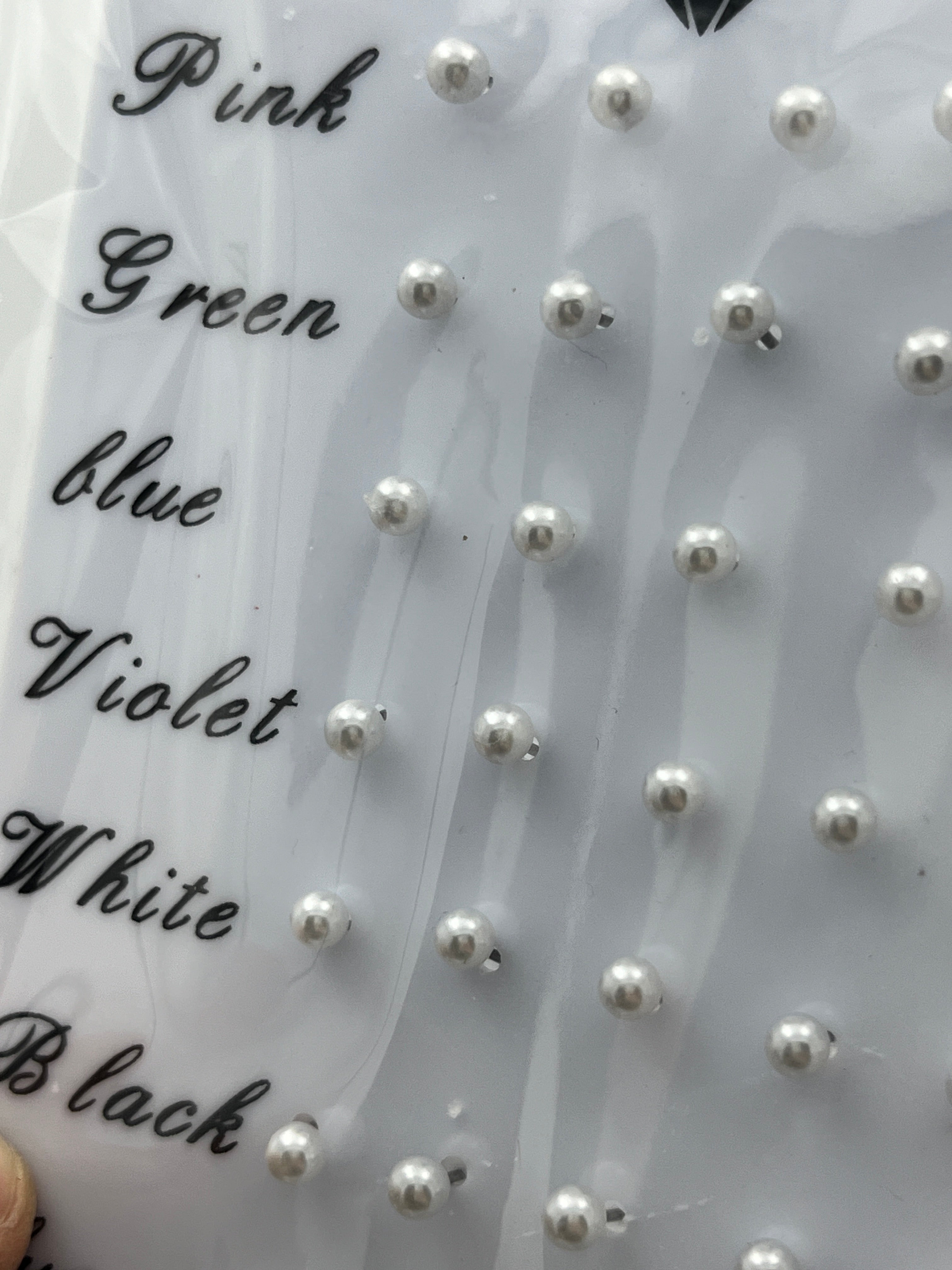 Broqueles perla mini - Paquete de 36 piezas 1.75 c/u