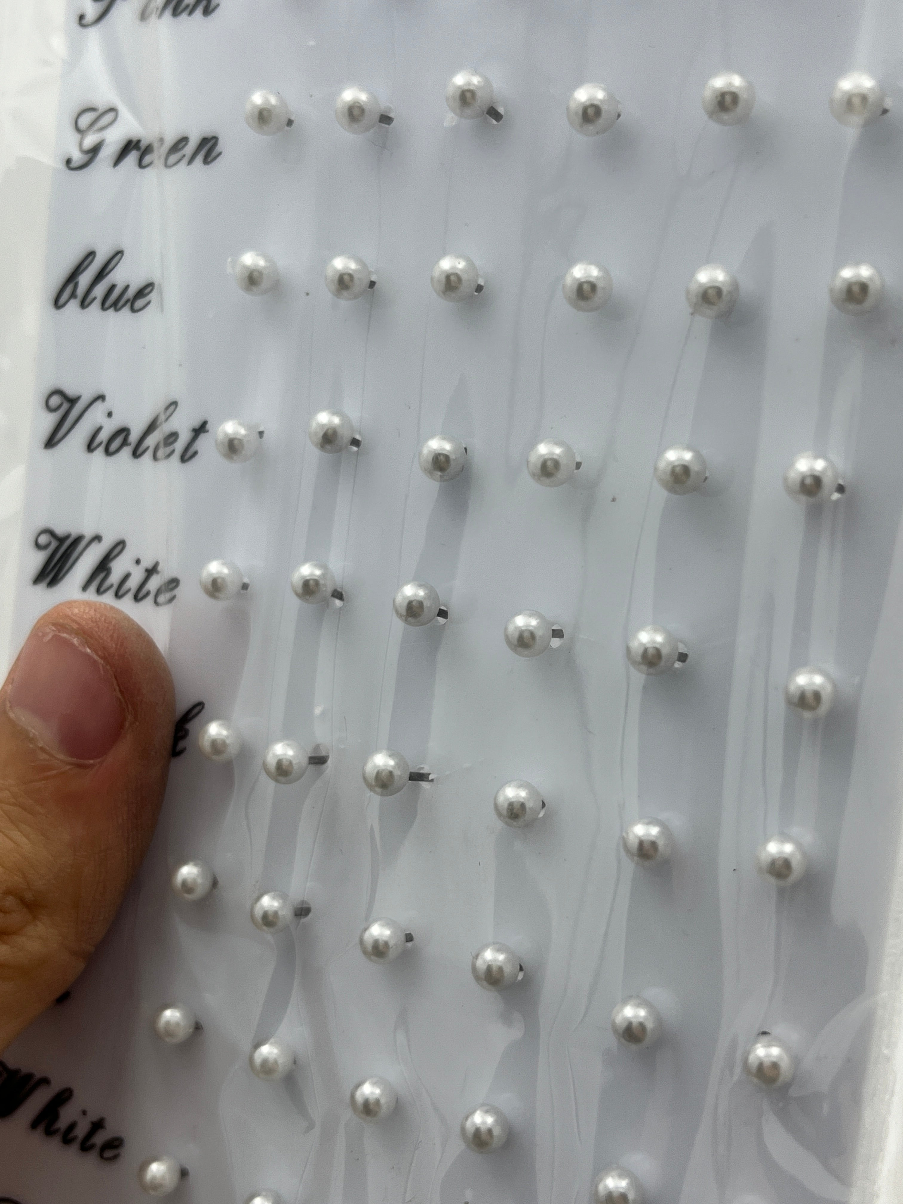 Broqueles perla mini - Paquete de 36 piezas 1.75 c/u