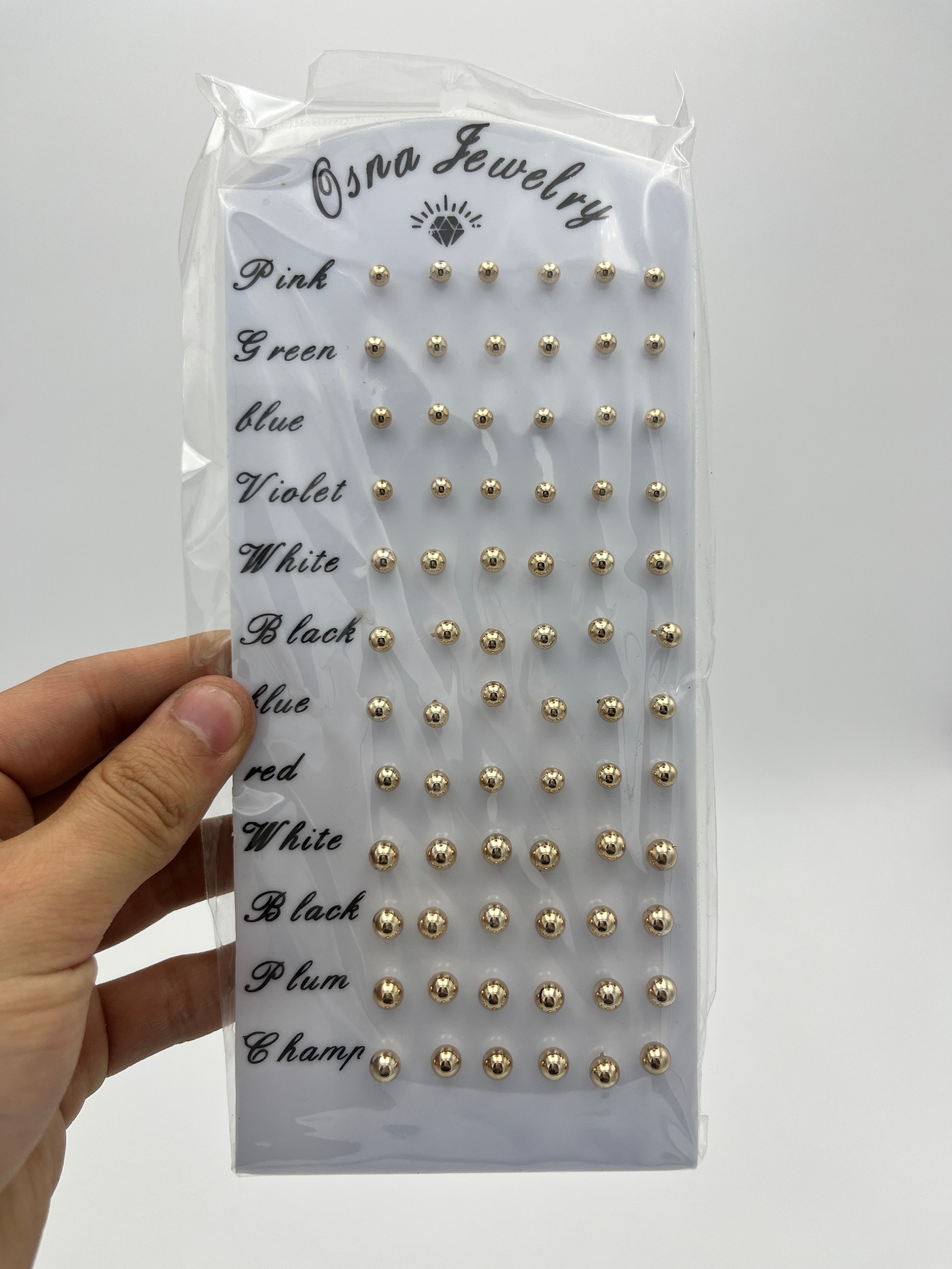 Broqueles dorados tamaños variados - Paquete de 36 piezas 1.75 c/u