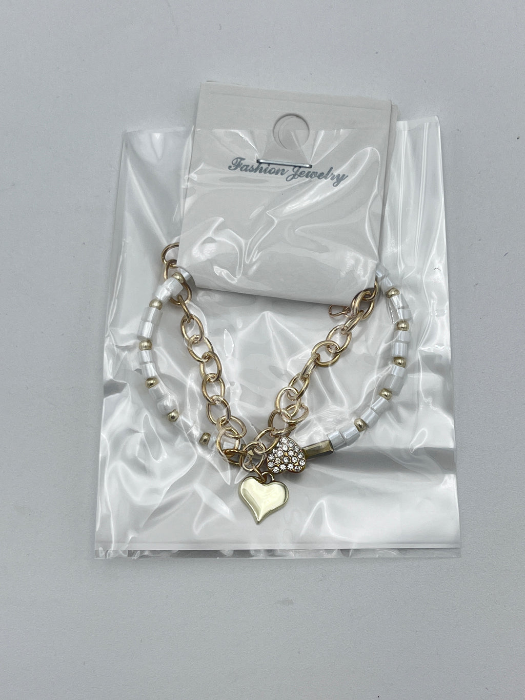 Pulsera con Cuentas y Cadena - Paquete de 12 piezas 14.08 c/u