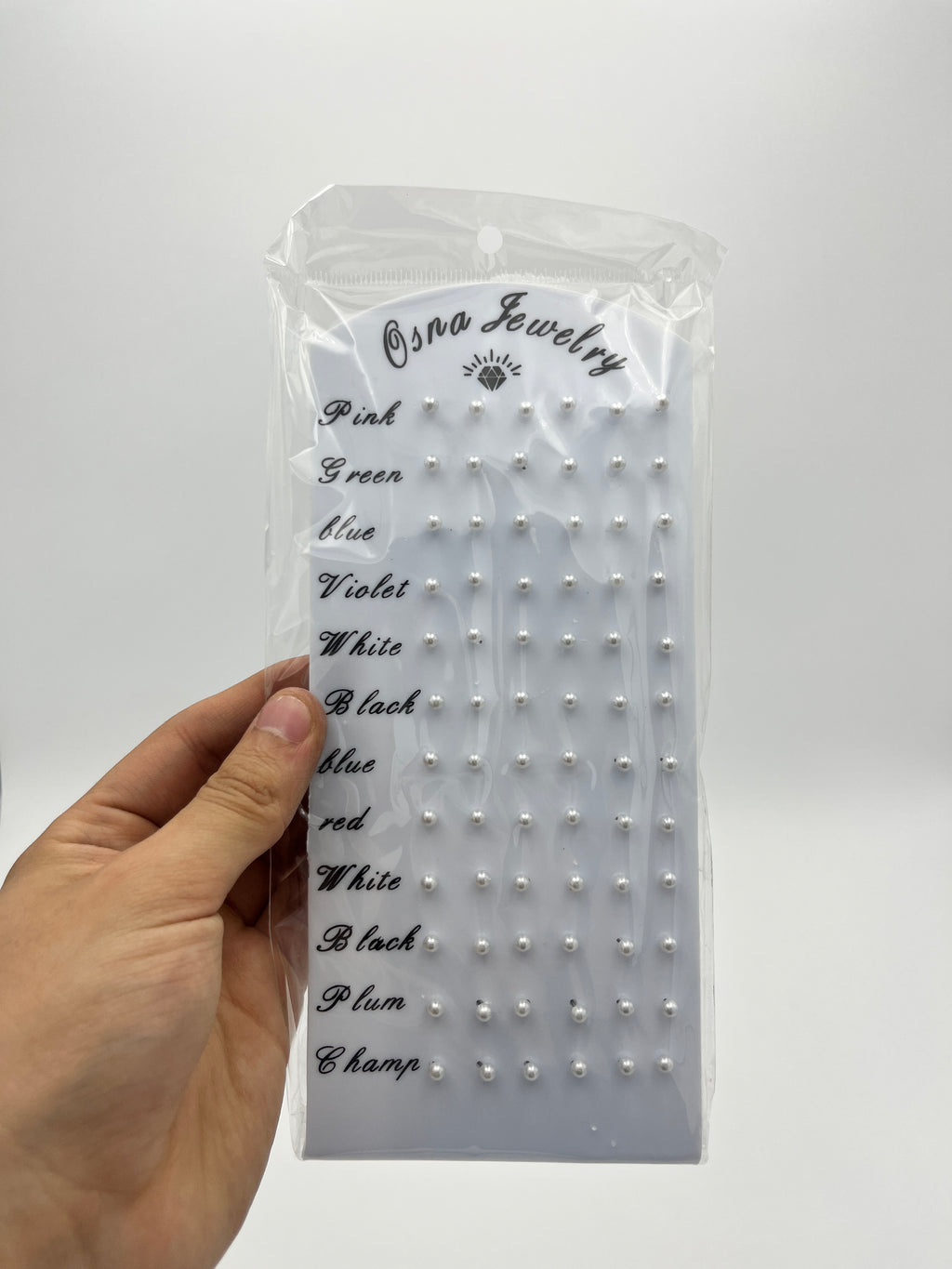 Broqueles perla mini - Paquete de 36 piezas 1.75 c/u