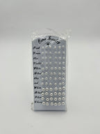 Broqueles perla tamaño variado - Paquete de 36 piezas 1.75 c/u