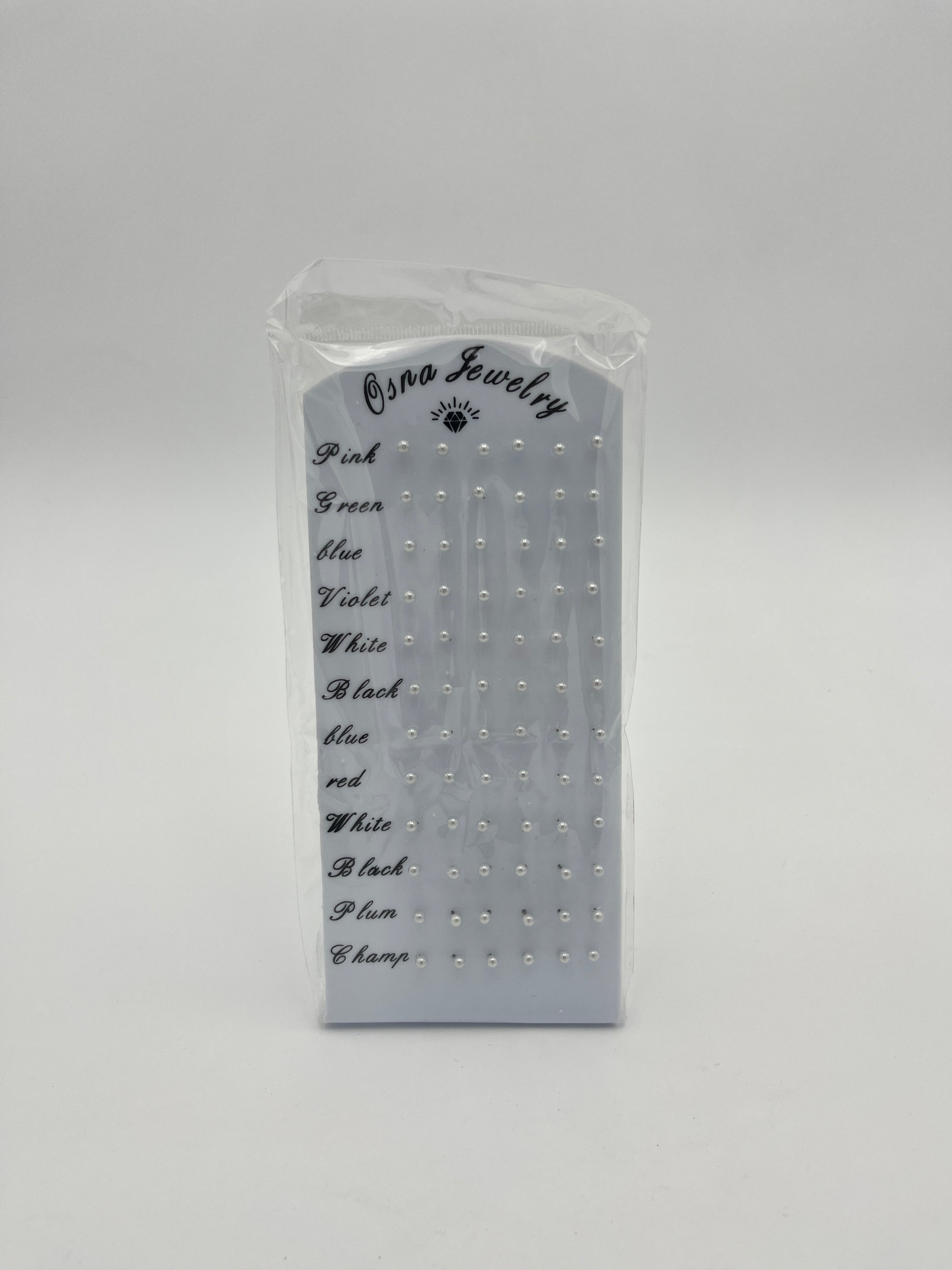 Broqueles perla mini - Paquete de 36 piezas 1.75 c/u