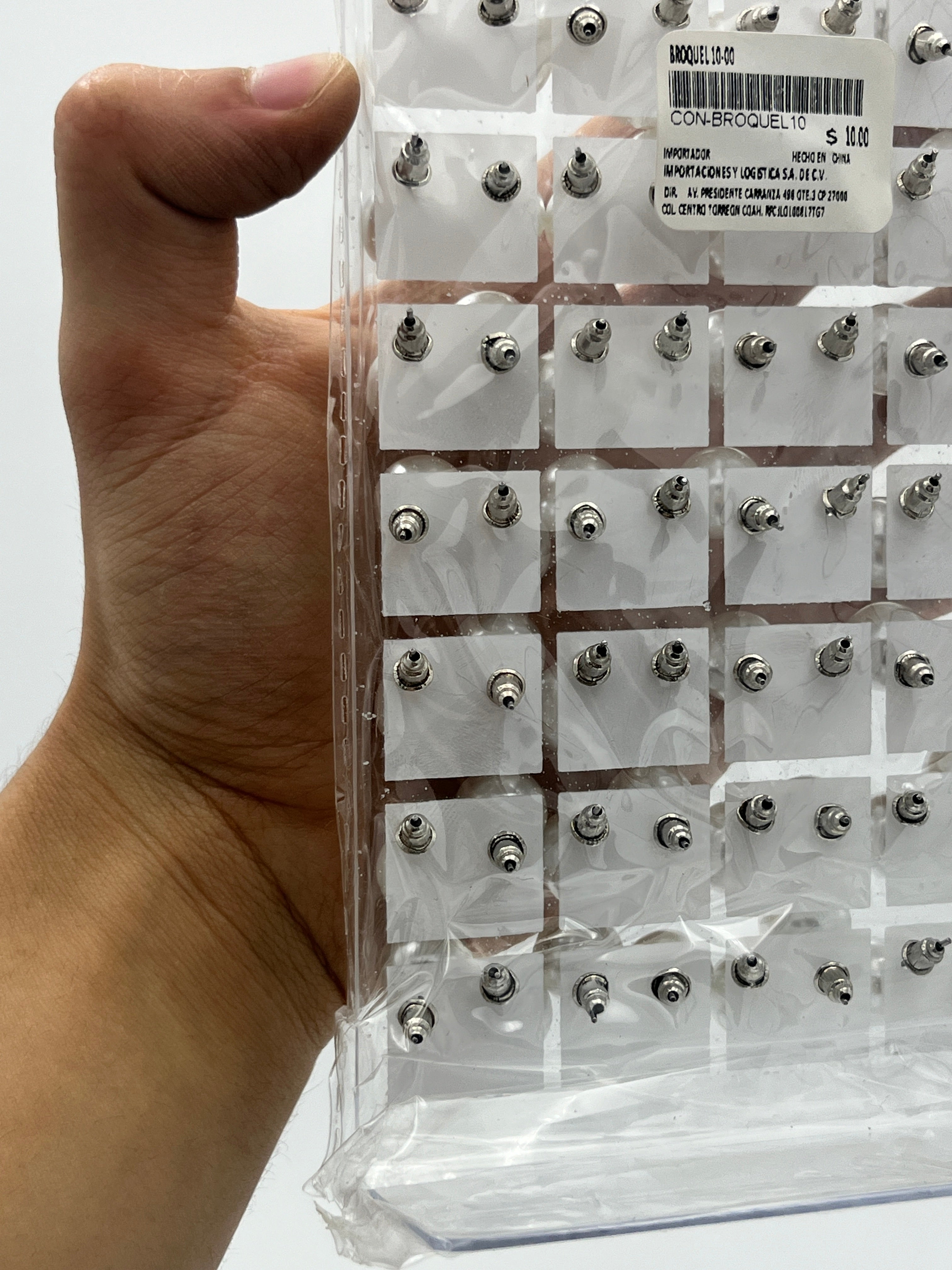 Broqueles perla grande - Paquete de 36 piezas 1.75 c/u