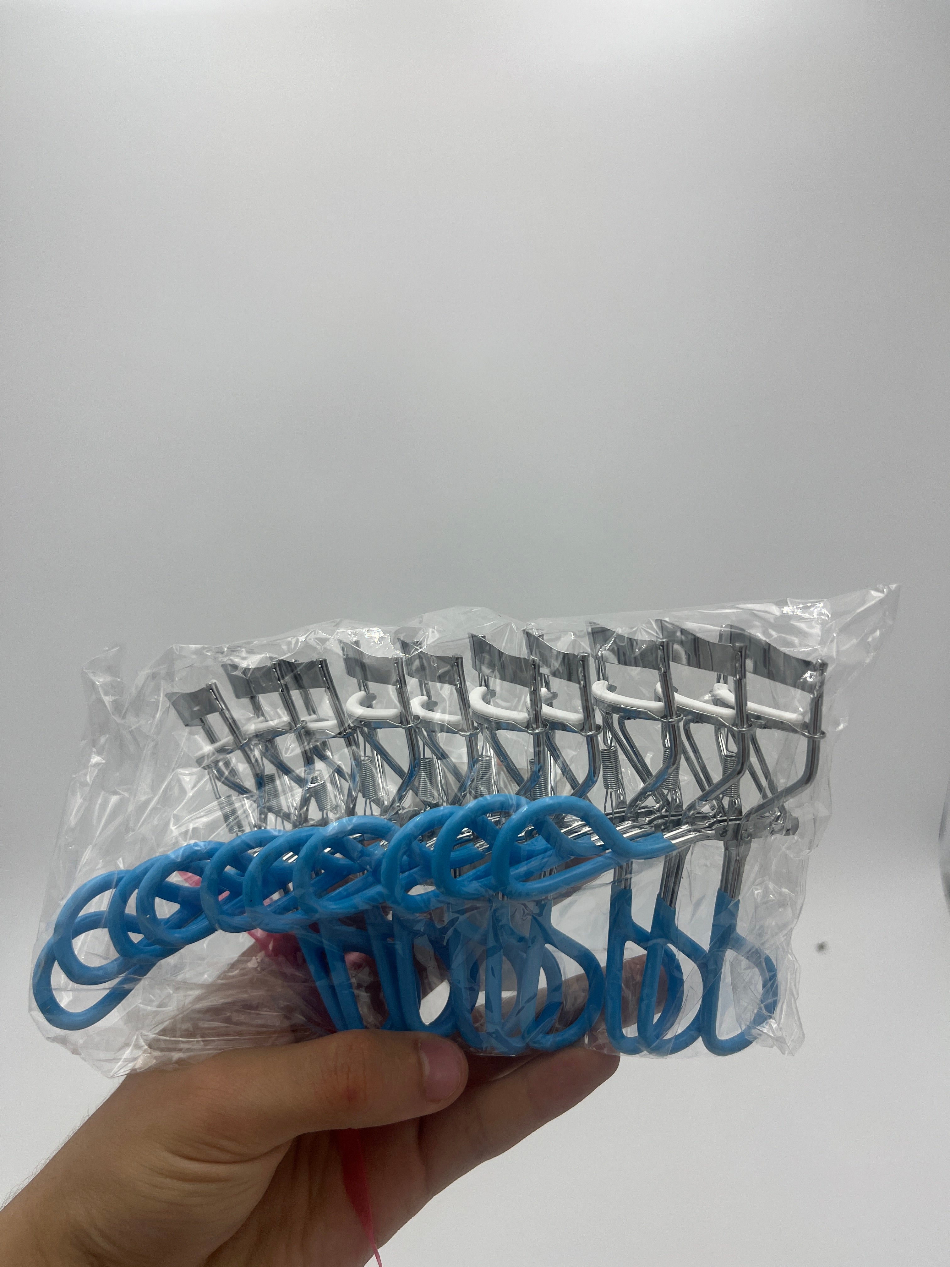 Rizador Metálico Azul Con Resorte - Paquete de 10 piezas 8.40 c/u