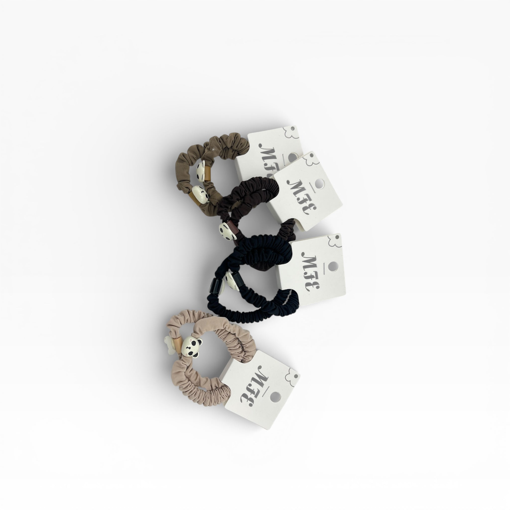 Liga Atado Con Adorno Panda - Paquete con 40 piezas 7.50 c/u