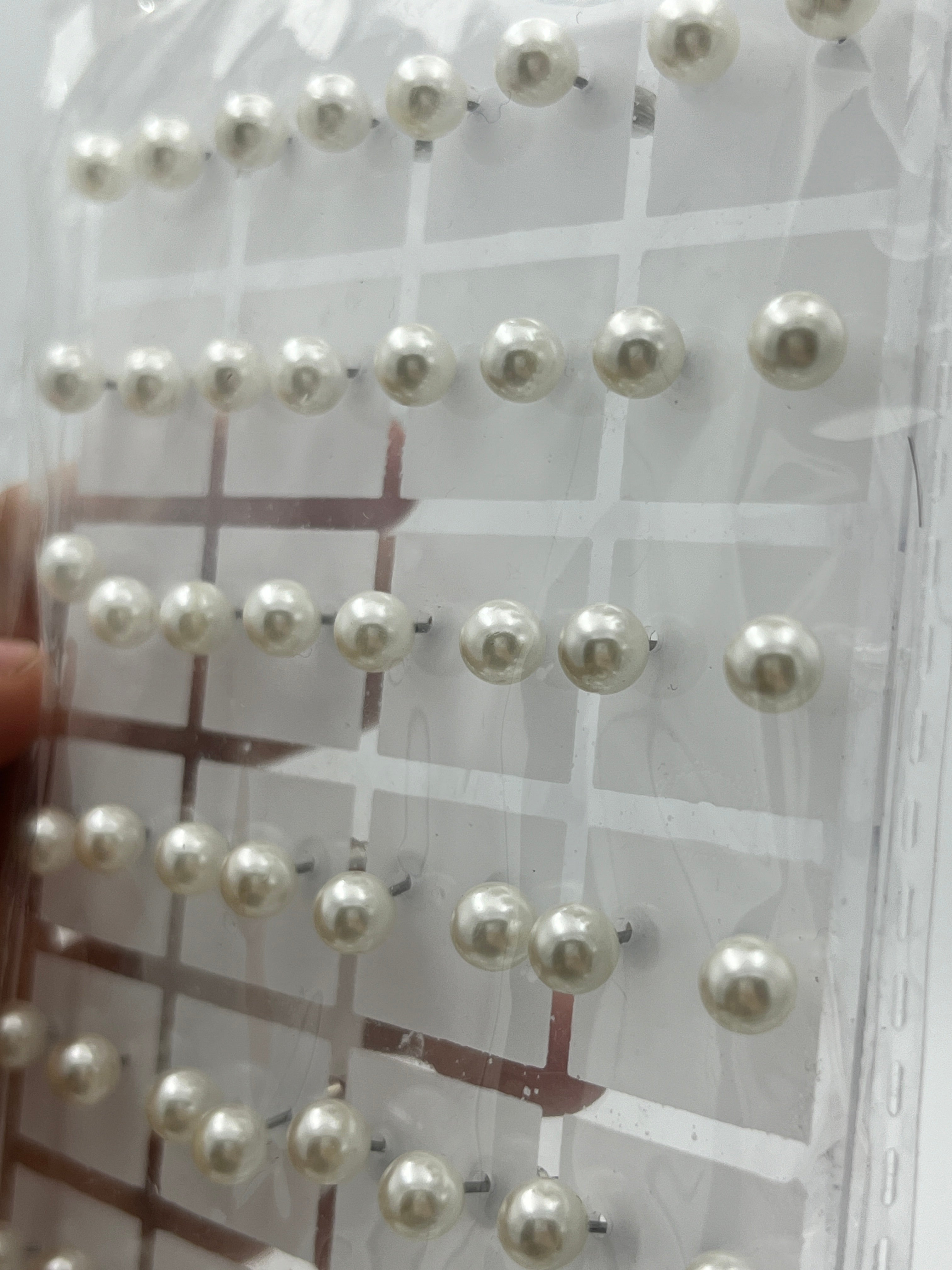 Broqueles perla - Paquete de 36 piezas 1.75 c/u