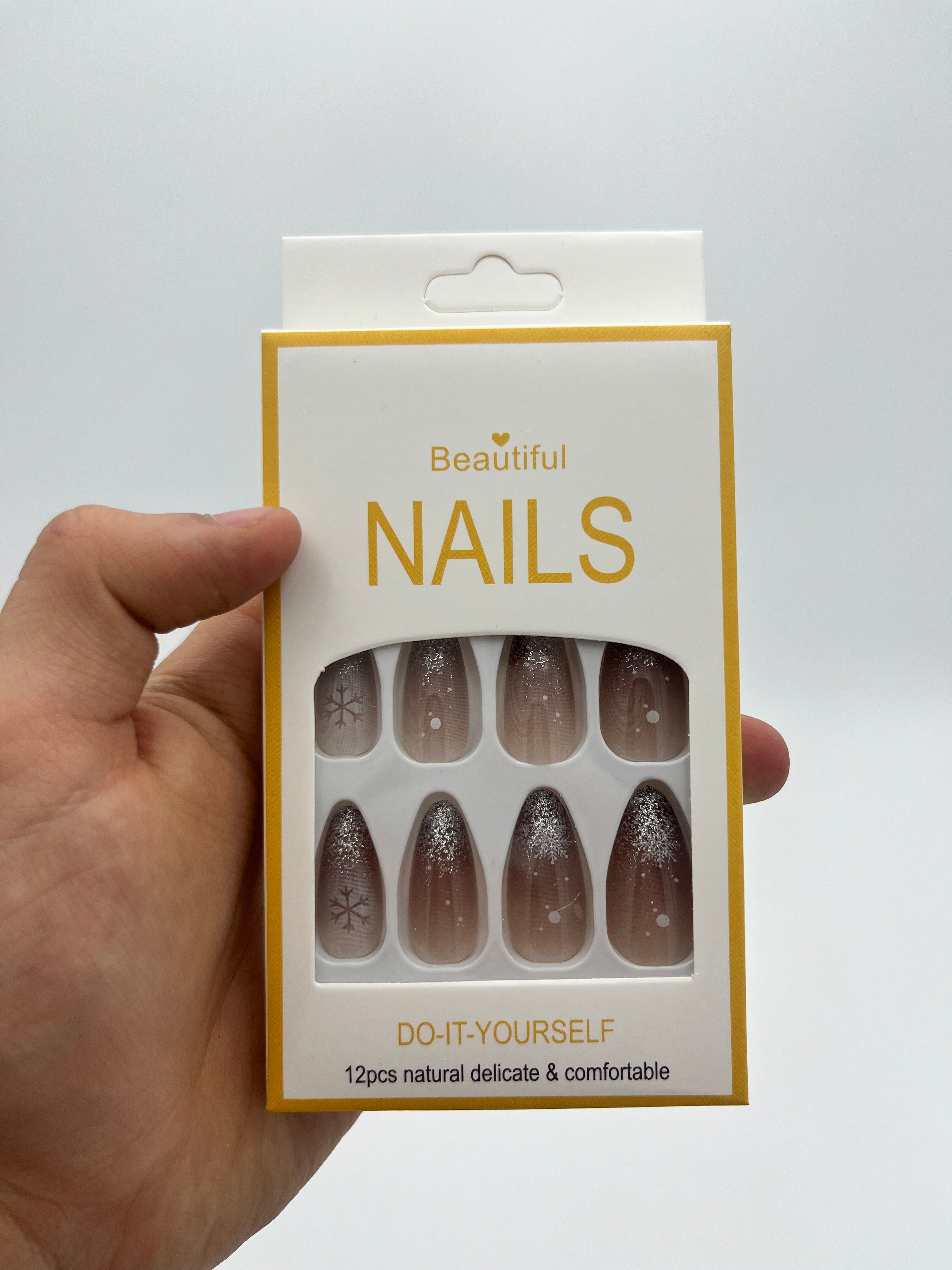Uña Postiza Beautiful - Paquete de 12 piezas surtidas 10.00 c/u