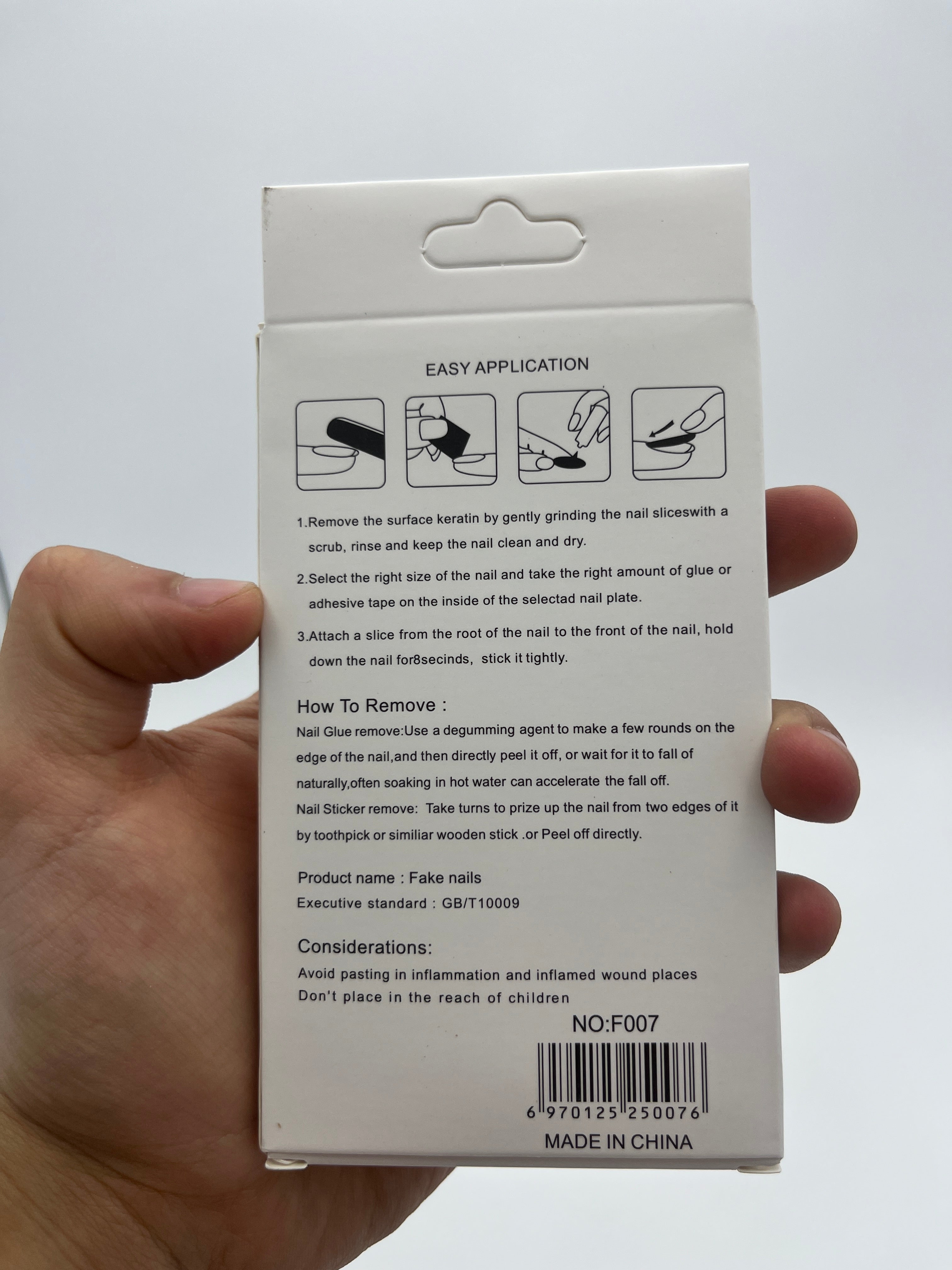 Uña Postiza Beautiful - Paquete de 12 piezas surtidas 10.00 c/u