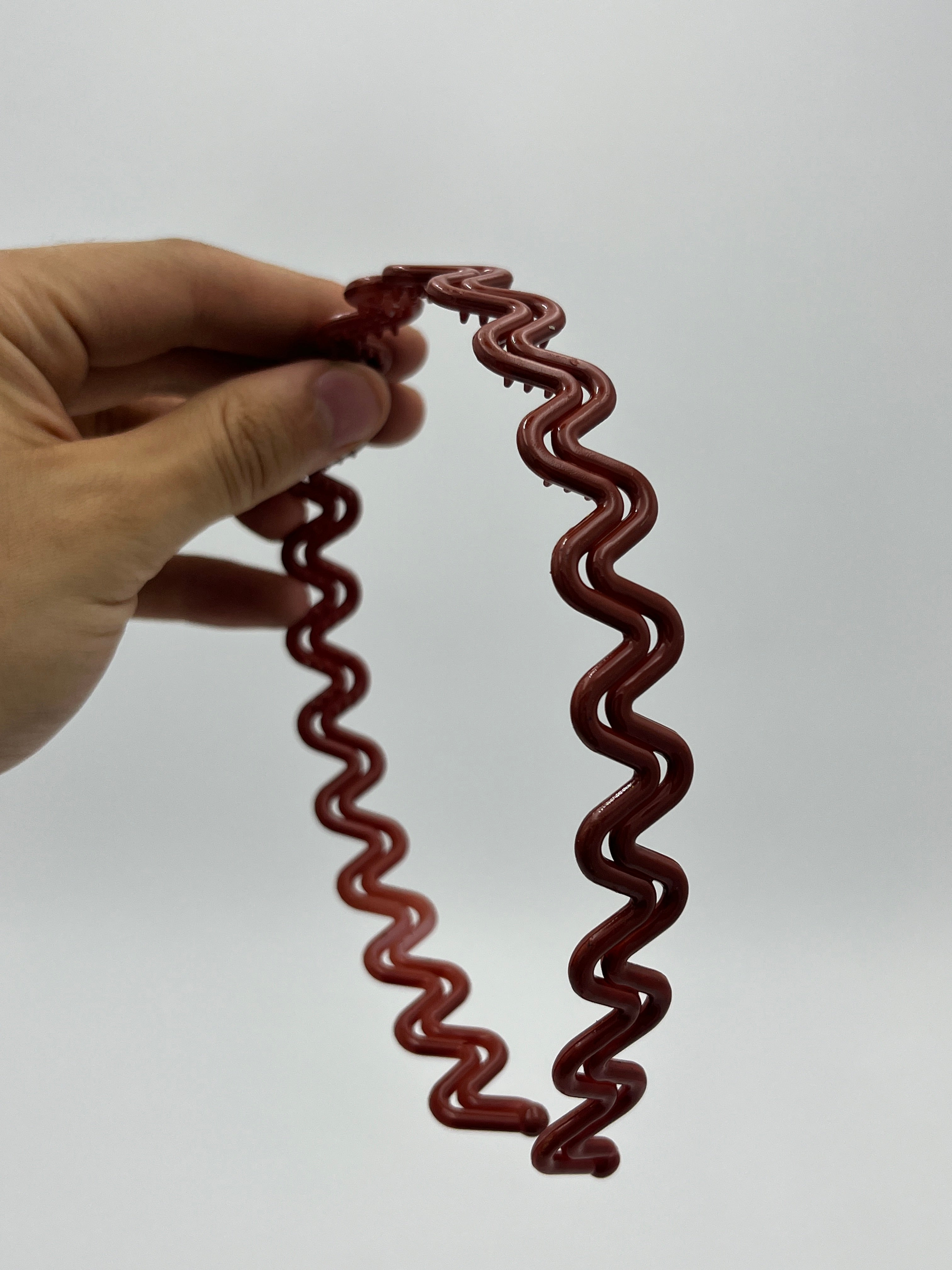 Diadema Onda Doble Colores Surtidos - Paquete de 12 piezas 1.83 c/u