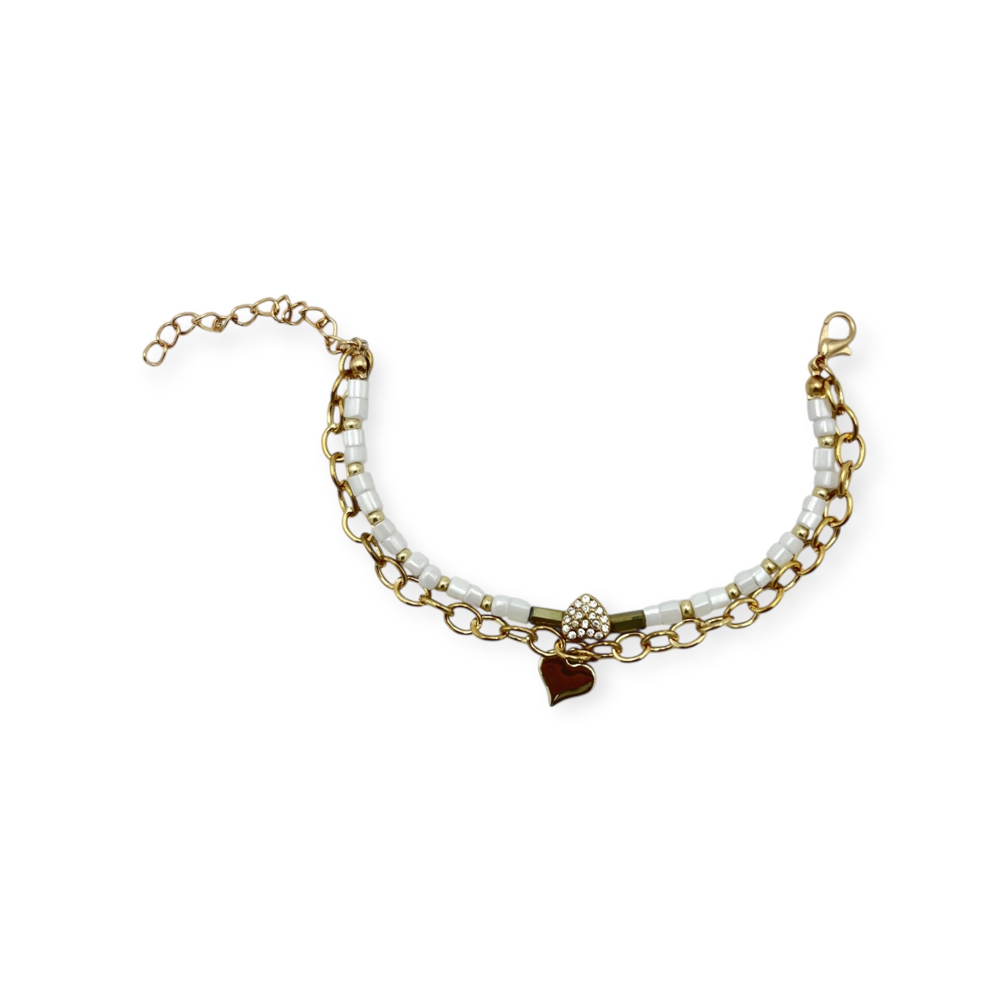 Pulsera con Cuentas y Cadena - Paquete de 12 piezas 14.08 c/u