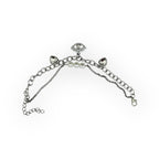 Pulsera Doble Plateada Ojo - Paquete de 12 piezas 14.08 c/u