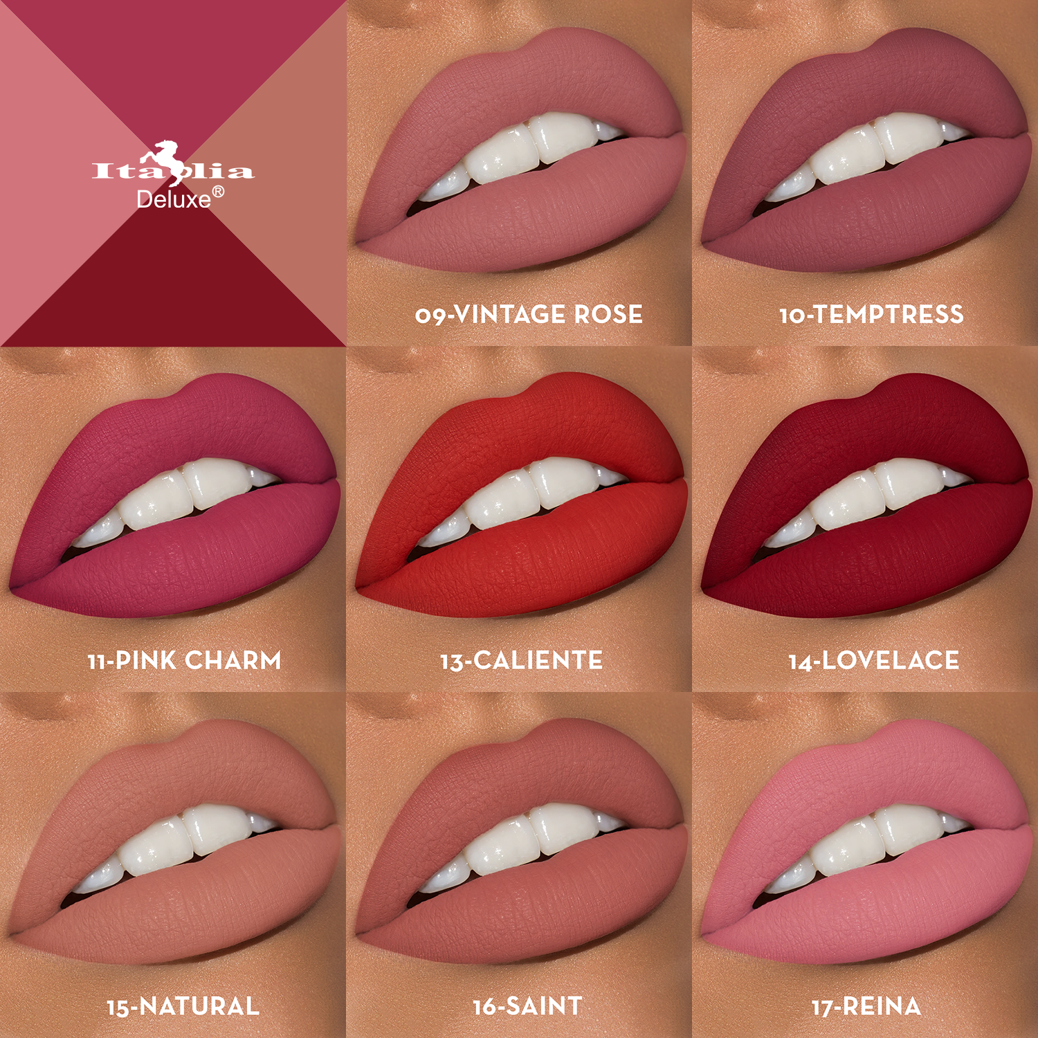 Labial Mousse Matte Italia Deluxe